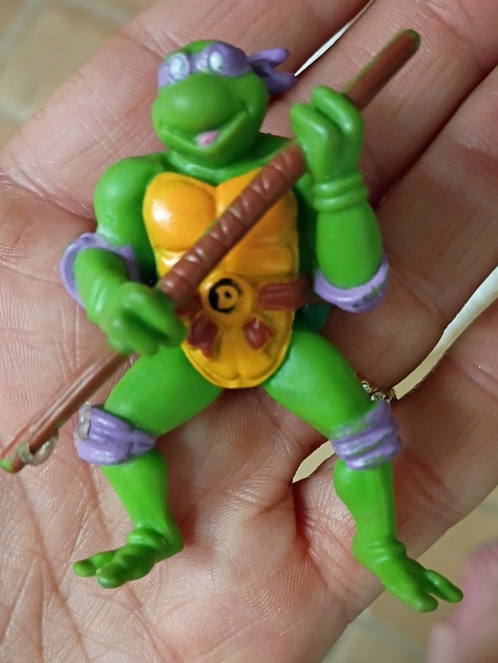 Teenage Mutant Ninja Turtle Donatello Reptile Toy - Purple & Green